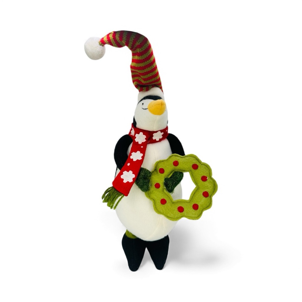 Debbie Mumm Jo Ann Fabrics Felt Penguin Standing Christmas Decor 12” 2007